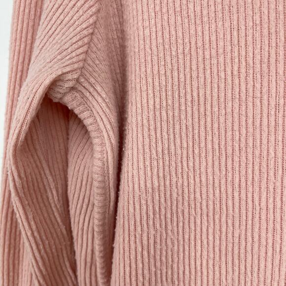 LOFT Outlet Lounge Pink Cowlneck Sweater Small - Picture 8 of 9